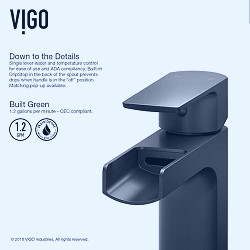 VIGO Ileana Single Handle Single-Hole Bathroom Faucet in Matte Black  VG01042MB - The Home Depot